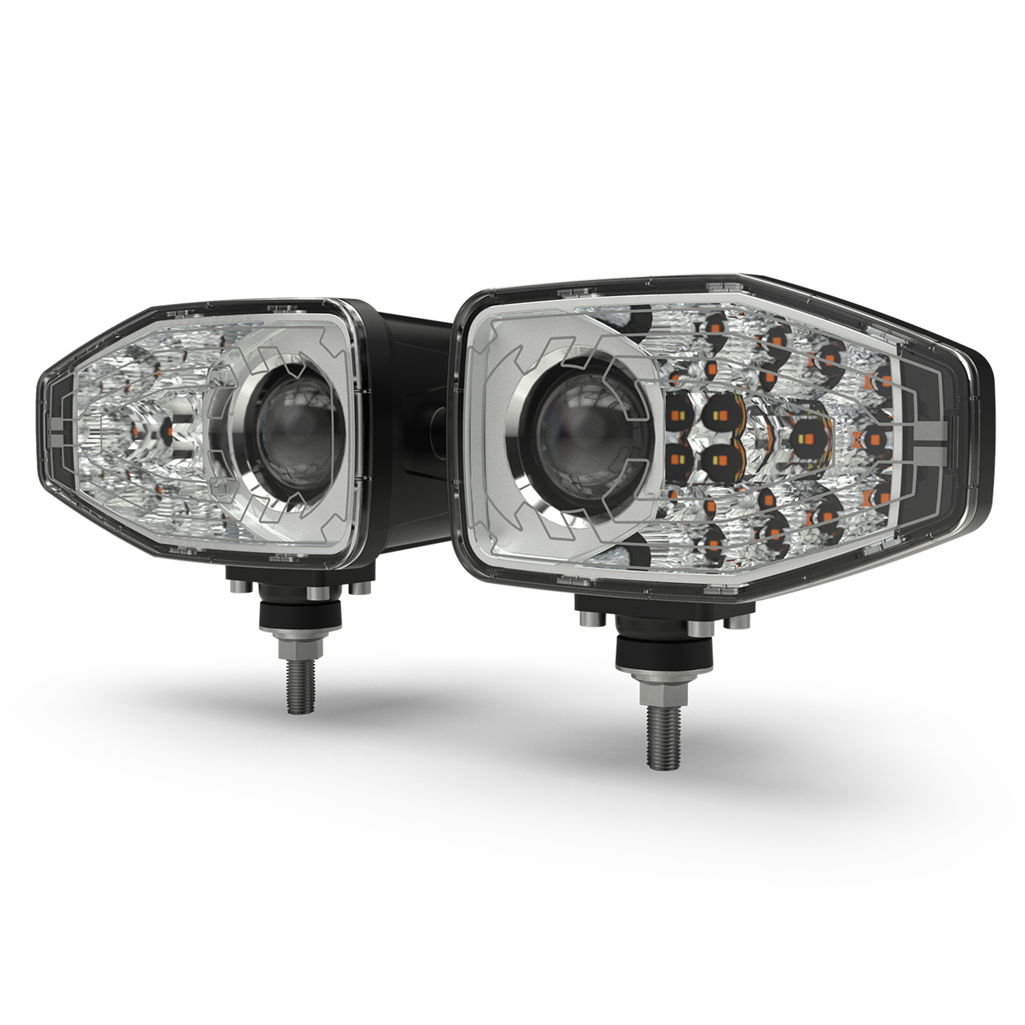 ECCO, SNOWPLOW LIGHT,LED,HEAT LENS,PAIR,12-24V, Light Type LED, Lens Color Clear, Included (qty.) 1 Model# EW4012